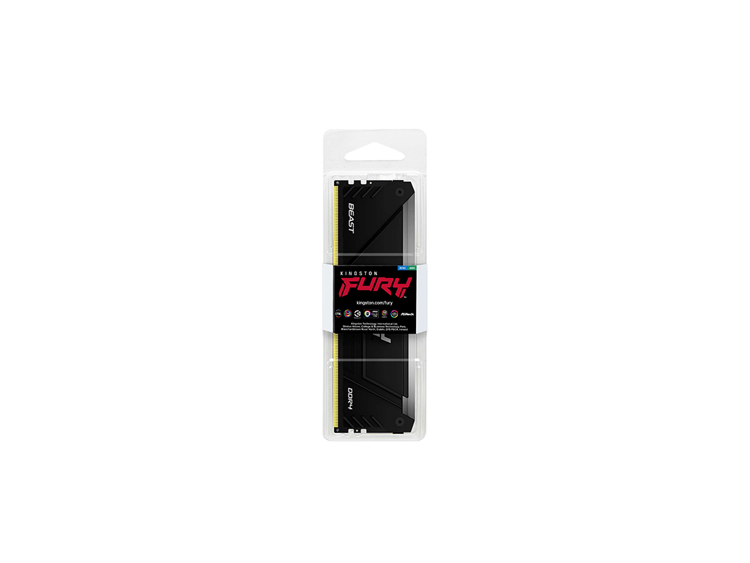 Kingston FURY Beast 8GB 3200 MHz DDR4 RGB Memory in Qatar Kingston FURY Beast 8GB 3200 MHz DDR4 RGB Memory in Qatar